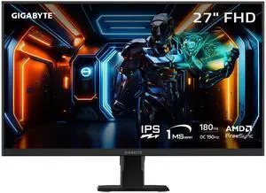 GIGABYTE - GS27F A (US) - 27" IPS Gaming Monitor - FHD 1920x1080 - 180Hz/OC 190Hz - 1ms MPRT - AMD FreeSync - HDMI, DP - Black