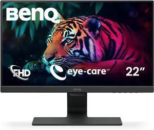 BenQ GW2283 Eye Care 22 inch IPS 1080p Monitor | Optimized for Home & Office with Adaptive Brightness Technology , Black