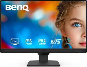 BenQ GW2490 24" (23.8" Viewable) FHD 1920 x 1080 100Hz HDMI DisplayPort Flicker-Free Technology Built-in Speakers Slim Bezel Design IPS Eye-care Gaming Monitor