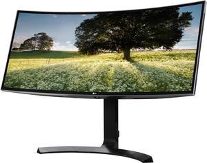 LG 34CB88-P 34" Ultrawide QHD 21:9 Curved IPS Monitor, 3440 x 1440, AMD FreeSync, HDMI, DisplayPort, USB Quick Charge