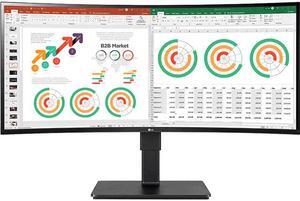 LG 34" IPS Monitor 5 ms FreeSync (AMD Adaptive Sync) Curved 34BN77C-B