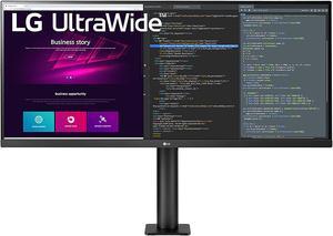 LG UltraWide 34WN780-B 34" UWQHD 3440 x 1440 (2K) 75 Hz HDMI, DisplayPort, USB, Audio FreeSync (AMD Adaptive Sync) Built-in Speakers IPS Monitor