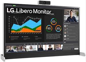 LG 27" 75 Hz IPS QHD IPS Libero Monitor with Detachable Full HD Webcam 5 ms (GtG at Faster) FreeSync (AMD Adaptive Sync) Flat Panel 27MQ70QC-S