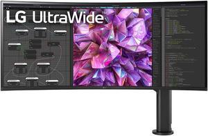 LG 38WQ88CW 38 219 UltraWide QHD Curved IPS LCD HDR Monitor with Ergo Stand BuiltIn Speakers