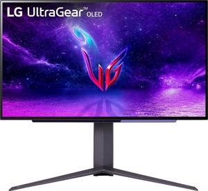 LG UltraGear 27" (26.5" Viewable) 240Hz OLED 2K Gaming Monitor 0.03ms FreeSync Premium & G-Sync Compatible, QHD 2560 x 1440,  Flat Panel 27GR95QE-B