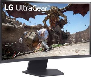 LG 27" 180 Hz VA QHD Gaming Monitor FreeSync (AMD Adaptive Sync) 2560 x 1440 (2K) sRGB 99% (CIE1931) UltraGear 27GS60QC-B