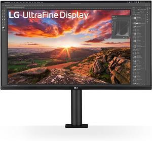 LG 31.5" 60 Hz IPS 4K Ergo Monitor 5ms (GtG at Faster) DCI-P3 95% (CIE1976) Flat Panel UltraFine 32UN880K-B