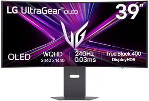 LG 39 inch UltraGear OLED WQHD 1440p 240Hz 0.03ms G-Sync Compatible Gaming Monitor with USB Type-C 65W 39GX900A-B
