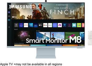SAMSUNG 32" 60 Hz VA UHD Smart Monitor with Streaming TV and SlimFit Camera Included 4 ms (GTG) 3840 x 2160 (4K) Micro HDMI, USB-C Flat Panel M80B LS32BM80BUNXGO