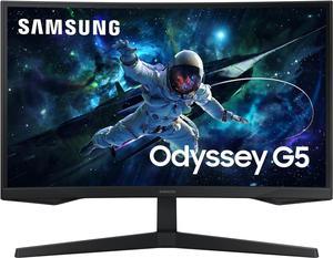 SAMSUNG 27-Inch Odyssey G55C Series QHD 1000R Curved Gaming Monitor, 1ms(MPRT), HDR10, 165Hz, AMD Radeon FreeSync, Eye Care, LS27CG552ENXZA