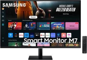 SAMSUNG 32 Smart Monitor M7 M70D 4K UHD with Streaming TV Speakers and USBC  Black  LS32DM702UNXGO