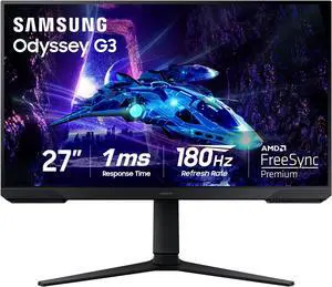 Samsung 27" Odyssey G3 (G30D) Gaming Monitor FHD 180Hz 1ms with Ergonomic Stand - LS27DG302ENXZA