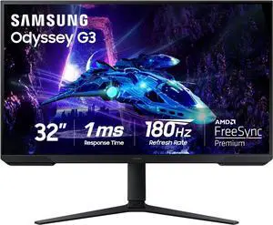 Samsung 32" Odyssey G3 (G30D) Gaming Monitor FHD 180Hz 1ms with Ergonomic Stand - LS32DG302ENXZA Samsung 32" Odyssey G3 (G30D) Gaming Monitor FHD 180Hz 1ms with Ergonomic Stand - LS32DG302ENXZA