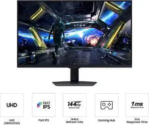 Samsung 32" Odyssey G7 (G70D) Smart Gaming Monitor 4K UHD IPS 144Hz 1ms(GtG)- LS32DG702ENXZA