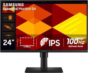 SAMSUNG 24” (S40GD) Borderless Business Monitor with IPS Panel, 100Hz Refresh Rate, Eye Saver Mode, Ergonomic Design, Game Picture Mode, LS24D402GANXGO
