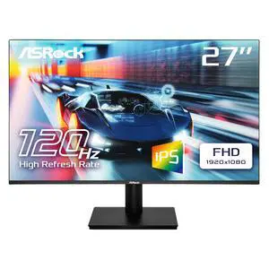 ASRock Phantom Gaming 27" 120 Hz IPS FHD Gaming Monitor sRGB 99% CL27FFA CL27FFA