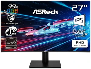 ASRock 27" 144Hz IPS FHD Gaming Monitor FreeSync (AMD Adaptive Sync) sRGB 99% Challenger Series CL27FFBE ASRock 27" 144Hz IPS FHD Gaming Monitor FreeSync (AMD Adaptive Sync) sRGB 99% Challenger Series CL27FFBE