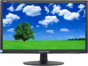 Sceptre 22" E225W-19203S 75Hz 1080p LED Monitor HDMI VGA Build-in Speakers, Brushed Black