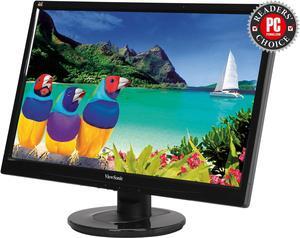 ViewSonic VA2246M-LED Black 21.5" 5ms Widescreen LED Backlight LCD 16:9  Full HD 1080P Monitor, 250 cd/m2 1000:1 (typ.) / 10,000,000:1 (Dynamic), DVI/D-Sub, Built-in Speakers, VESA Mountable