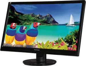 ViewSonic 22" Active Matrix, TFT LCD FHD LCD Monitor 5 ms D-Sub, DVI , 3.2 mm mini jack VA2246M-LED-S