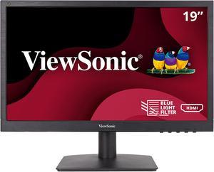 ViewSonic VA1903H 19 Inch WXGA 1366x768p 16:9 Widescreen Monitor with Enhanced View Comfort, Custom ViewModes and HDMI for Home and Office