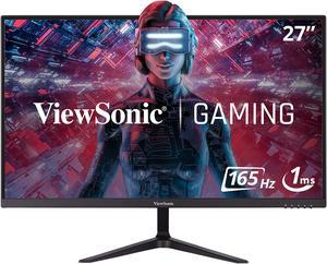 ViewSonic VX2718PMHD 27 Inch Frameless Full HD 1080p 165Hz 1ms Gaming Monitor with AdaptiveSync Eye Care HDMI and Display Port