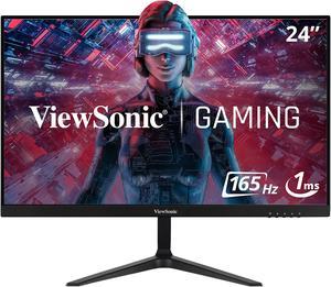 ViewSonic VX2418PMHD 24 Inch Frameless Full HD 1080p 165Hz 1ms Gaming Monitor with AdaptiveSync Eye Care HDMI and Display Port