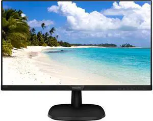 PHILIPS 243V7QJABF/00 Black 23.8" HDMI Widescreen LED Backlight Monitor