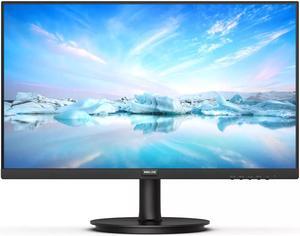 PHILIPS 27-inch Class Thin Full HD (1920 x 1080) 100Hz Monitor, VESA, HDMI x 1, VGA Port x1, Eye Care, 4 Year Advance Replacement Warranty, 271V8LB