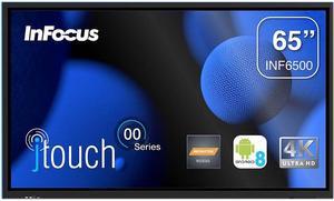 InFocus INF6550 Black 65" (64.5" Viewable) Infrared Touchscreen Monitor