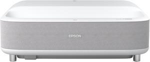 Epson EpiqVision Ultra LS300 3-chip 3LCD Smart Laser Projector, 3600 Lumens Color & White Brightness, HDR, Android TV, Sound by Yamaha Speakers, Bluetooth, Sports, Gaming, Movies & Streaming - White