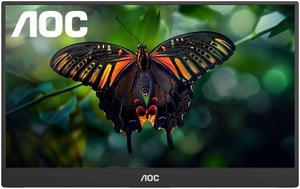 AOC 16T15 Black 16" (15.6" Viewable) Portable Monitor