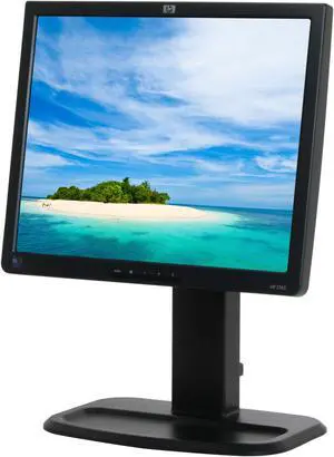 HP 17" Active Matrix, TFT LCD SXGA LCD Monitor 5 ms D-Sub, DVI-D L1745