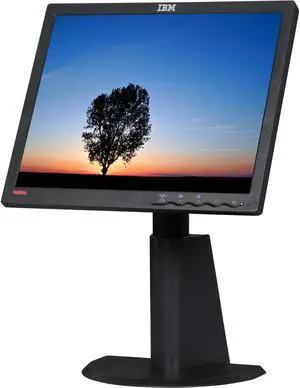 IBM 17" Flat-panel LCD SXGA LCD Monitor 8 ms D-Sub 9417HB2-AM