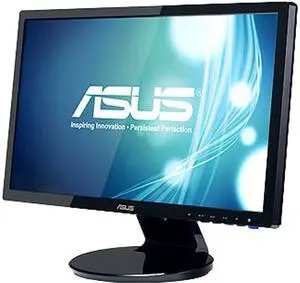 Asus VE Series VE208T 20" 1600x900 5ms DVI-D VGA Built-In Speakers SPLENDID Video Intelligence Technology Backlit LED LCD Monitor