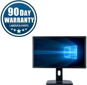 Refurbished Dell P2212H, 22" LED, 1920 x 1080, 1 x VGA, 1 x DVI, 2 x USB, 90 Days Warranty