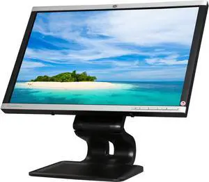 HP 22" LCD Monitor 5 ms DVI-D, DisplayPort 2 x USB downstream ( Type B ), 1 upstream LA2205WG-BM