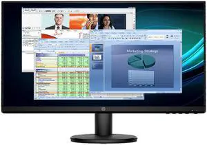 HP V27i 27" FHD 1920 x 1080 IPS 3-Sided Micro Edge Low Blue Light Anti-glare HDMI and VGA Ports LED Monitor HP V27i 27" FHD 1920 x 1080 IPS 3-Sided Micro Edge Low Blue Light Anti-glare HDMI and VGA Ports LED Monitor