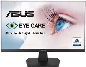 ASUS VA27EHE 27" Full HD 1920 x 1080 75Hz VGA HDMI Adaptive-Sync Asus Eye Care Low Blue Light and Flicker-Free Frameless Design LED Backlit IPS Monitor