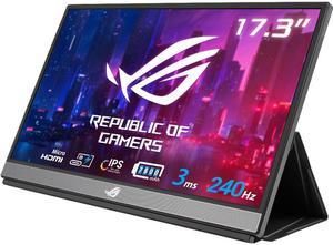 ASUS ROG Strix XG17AHPE 17" (Actual size 17.3") Full HD 1920 x 1080 240 Hz (Max) Micro HDMI, USB-C Built-in Speakers Portable IPS Gaming Monitor