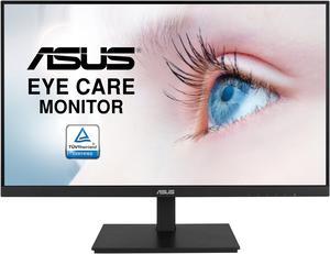 ASUS VA27DQSB 27 Monitor 1080P Full HD 75Hz IPS AdaptiveSync Eye Care HDMI DisplayPort VGA USB Hub Frameless Ergonomic Design VESA Wall Mountable Height Adjustable
