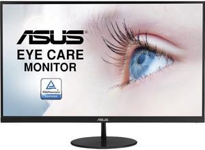 ASUS VL249HE 24" (23.8" Viewable) Eye Care Monitor, 1080P Full HD, 75Hz, IPS, Adaptive-Sync/FreeSync, Eye Care, HDMI VGA, Frameless Slim Design, VESA Wall Mountable