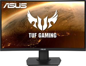 ASUS TUF Gaming VG24VQE 24 236 Viewable Full HD 1920 x 1080 1ms MPRT 165Hz HDMI DisplayPort FreeSync Premium Curved Gaming Monitor