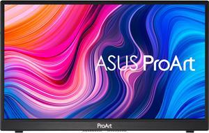 ASUS ProArt 14” PA148CTV 1080P Portable Touchscreen Monitor Full HD, IPS, 100% sRGB/Rec 709, Color Accuracy< 2, Calman Verified, USB-C Power Delivery, Micro HDMI, Tripod Socket