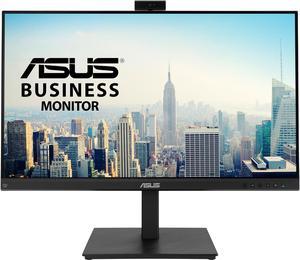 ASUS 27" BE279QSK 1080P Full HD IPS Built-in Adjustable 2MP Webcam, Mic Array, Speakers, Eye Care, Wall Mountable, Frameless, HDMI, DisplayPort, VGA, Height Adjustable Video Conference Monitor