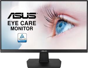 ASUS 24" (23.8" Viewable) VA247HE Full HD 75Hz FreeSync, Low Blue Light, Flicker Free, Eye Care Plus, VESA, Frameless, HDMI, DVI, VGA, Tilt Monitor