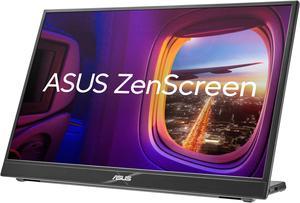 ASUS ZenScreen 16” 16:10 Portable Monitor (MB16QHG) - WQXGA (2560 x 1600), IPS, 120Hz, 100% DCI-P3, Eye Care, L-shaped kickstand, Tripod Mountable, USB-C, HDMI, DisplayHDR 400