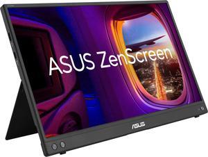 ASUS ZenScreen 16" (15.6" viewable) 1080P USB-C Portable Monitor (MB16AHV) - Full HD, IPS, Blue Light Filter, Anti-glare, Mini HDMI, Kickstand, Tripod Mountable, Protective Sleeve