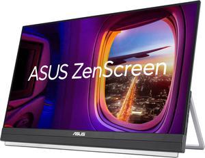 ASUS ZenScreen 22" (21.5" Viewable) 1080P Portable Monitor (MB229CF) - Full HD, IPS, 100Hz, USB-C PD 60W, Speakers, Carrying Handle, Kickstand, C-clamp Arm, Partition Hook, Subwoofer