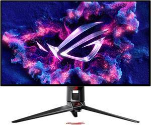 ASUS ROG Swift 32" 4K OLED Gaming Monitor PG32UCDP WOLED, Dual mode 4K 240Hz, FHD 480Hz, 0.03ms, G-SYNC Compatible, Custom Heatsink, AI Gaming, 99% DCI-P3, True 10-bit, USB-C 90W